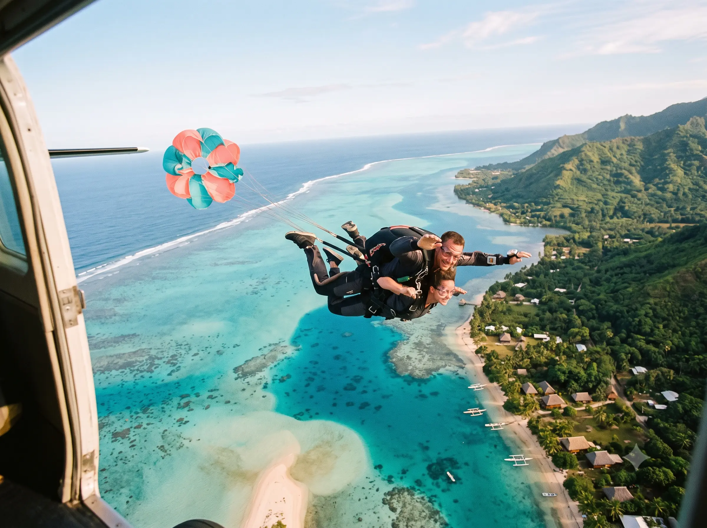 Saut en parachute