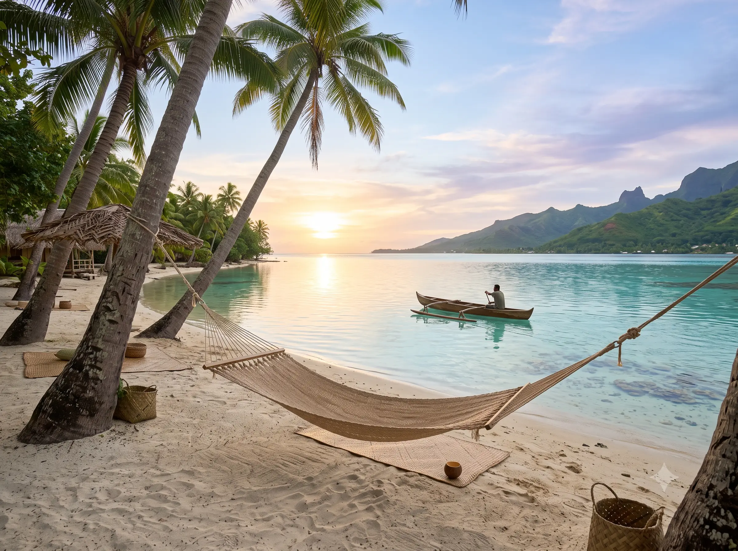 Détente au bord du lagon